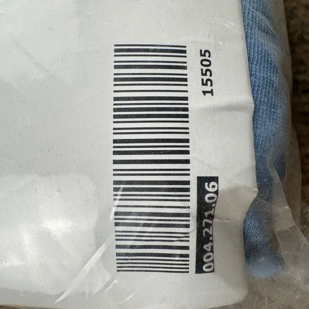 IKEA LEN Crib Fitted Sheets 28x52 (70x131 cm) Blue NEW 100% Cotton PACK OF 2